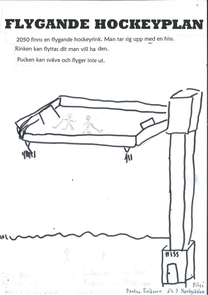 En flygande plan